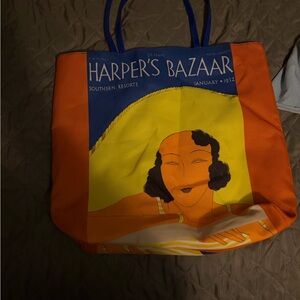 Estée Lauder Orange and Yellow Tote Bag